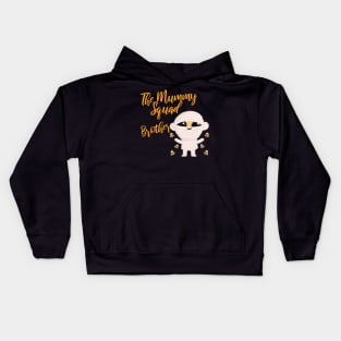 Brother Family Matching Halloween The Mummy squad graphic design Kids Hoodie